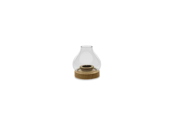 Naryla Mango Wood Lantern - Image 2