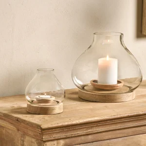 Naryla Mango Wood Lantern