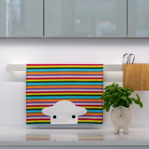 Herdy Stripe Tea Towel