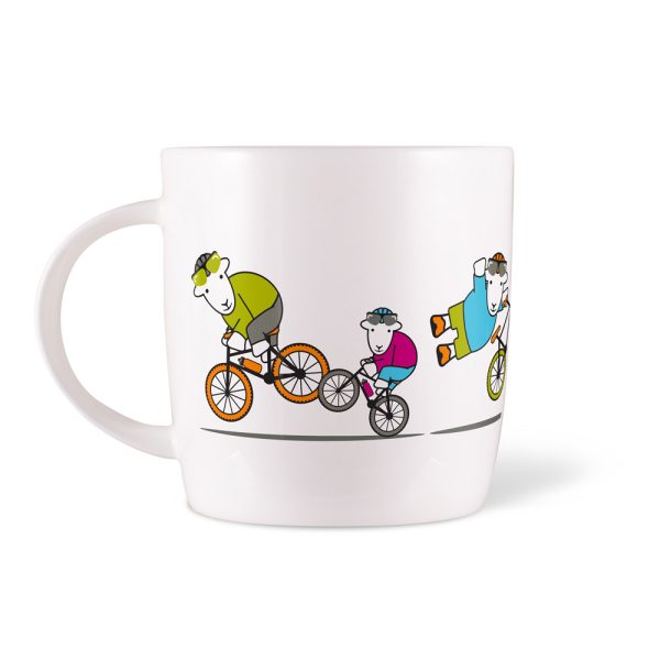 Cycling Sheep Mug - Image 3