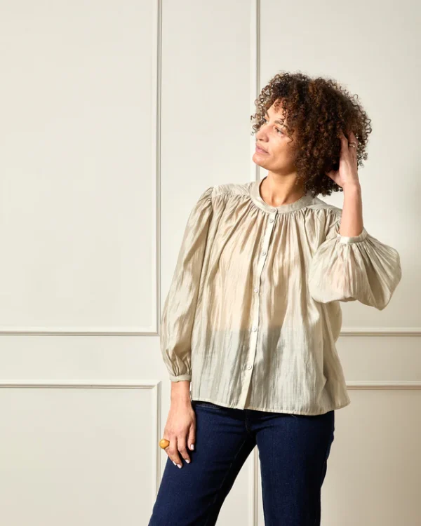 Taupe Dawn Blouse