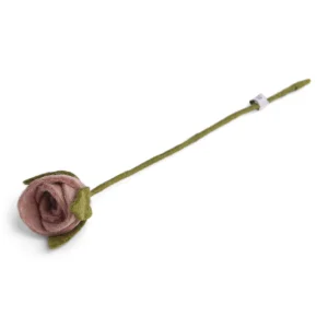 Dusty Pink Felt Rose