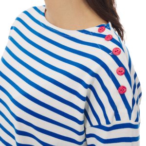 Blue Breton Stripe Shirt