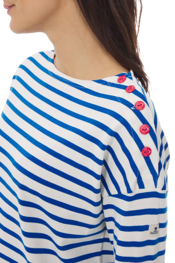 Blue Breton Stripe Shirt