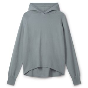 Hannah Ice Blue Soft Knit Hoodie