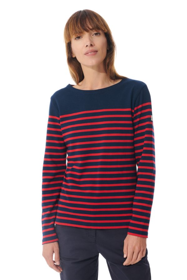 Red Breton Striped Shirt