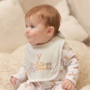 Savannah Animals Bib Set