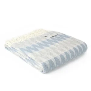 Pure Wool Snowdonia Blue Throw