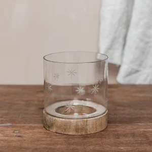 Star Glass Candle Holder