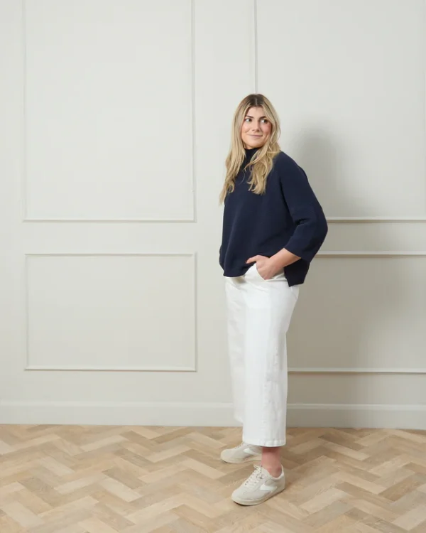 Vicki Navy Jumper - Image 2