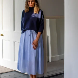 Vicki Navy Jumper