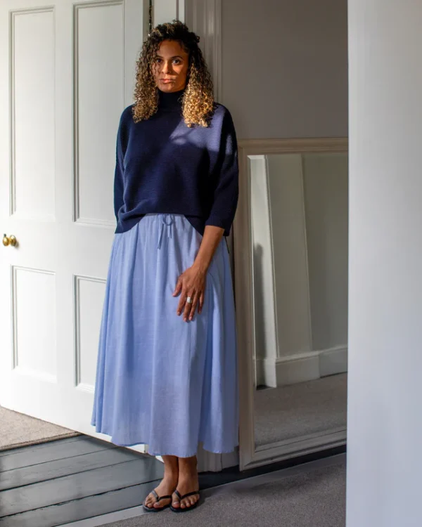Vicki Navy Jumper