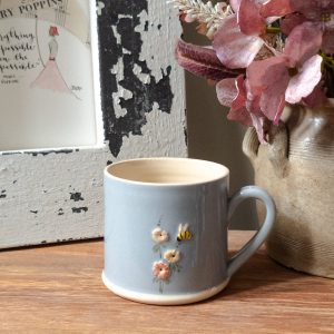 Denim Blue Bumblebee Mug