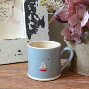 Denim Blue Boat Mug