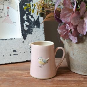 Pink Blue Tit Jug