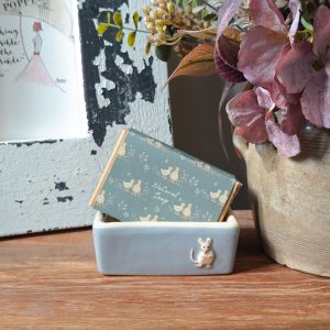 Denim Blue Mouse Soap Dish