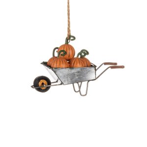 Wheelbarrow Full of Pumpkins