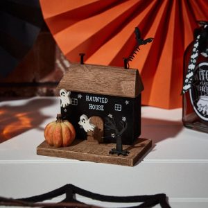 Black Wooden Haunted House