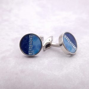 Summer Skies Blue Cufflinks