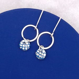 Summer Skies Blue Droplet Earrings