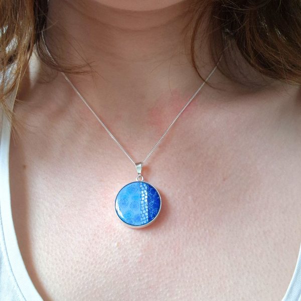 Summer Skies Circle Pendant - Image 2