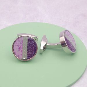Purple Haze Purple Cufflinks