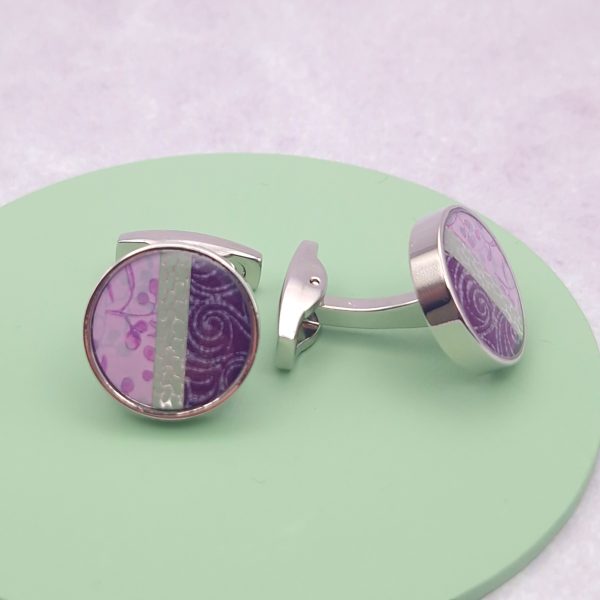 Purple Haze Purple Cufflinks