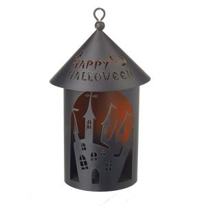 Black Metal Halloween Lantern