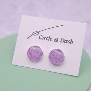Purple Haze Stud Earrings