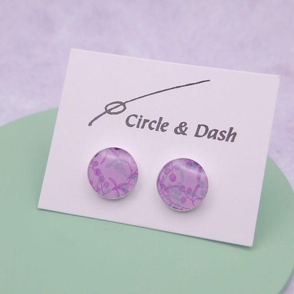 Purple Haze Stud Earrings