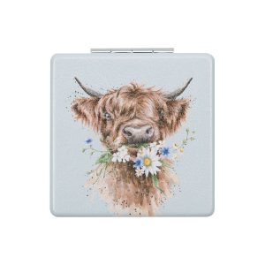 Highland Cow Compact Mirror