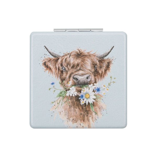 Highland Cow Compact Mirror