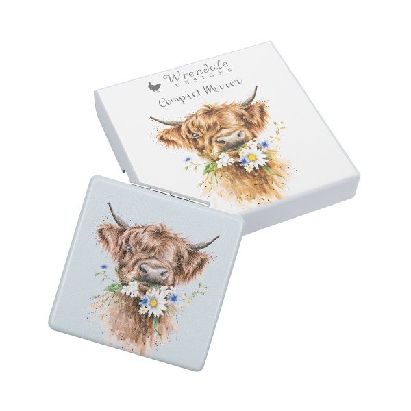 Highland Cow Compact Mirror - Image 2