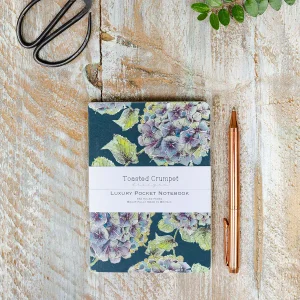 Hydrangea Lined A6 Notebook