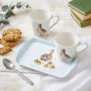 Ducklings Mug And Tray Set