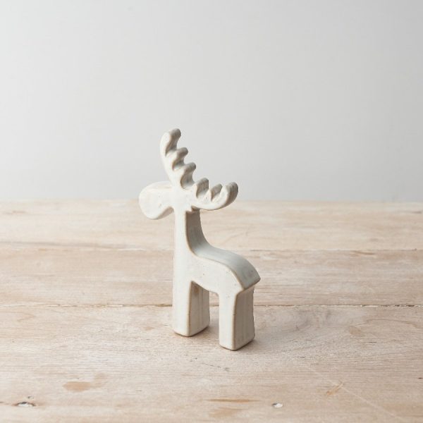 Ceramic Reindeer Ornament