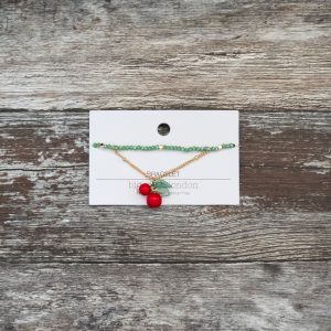 Hortense cherry bracelet
