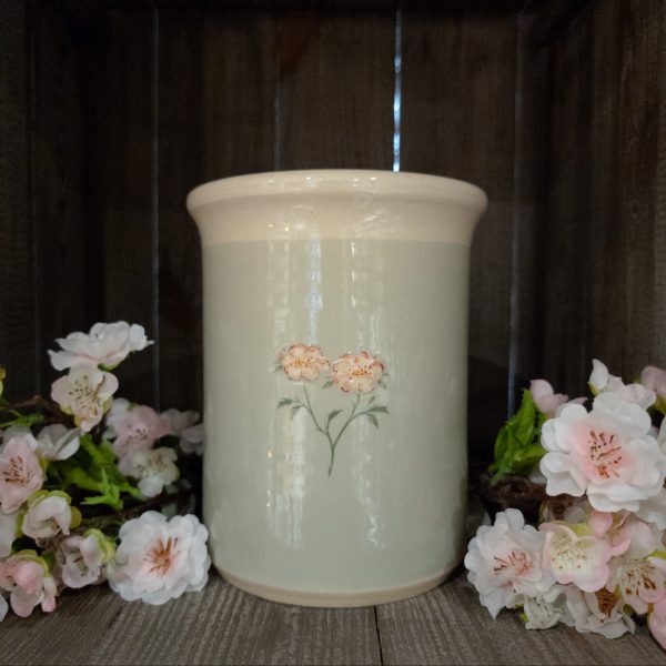 Eau de Nil Dog Rose Utensil Holder