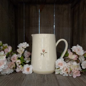 Cream Rose Bug Large Jug