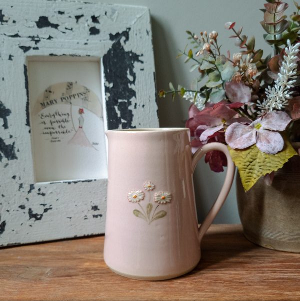 Pink Daisies Large Jug