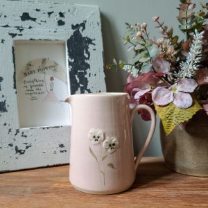 Pink Pansy Large Jug
