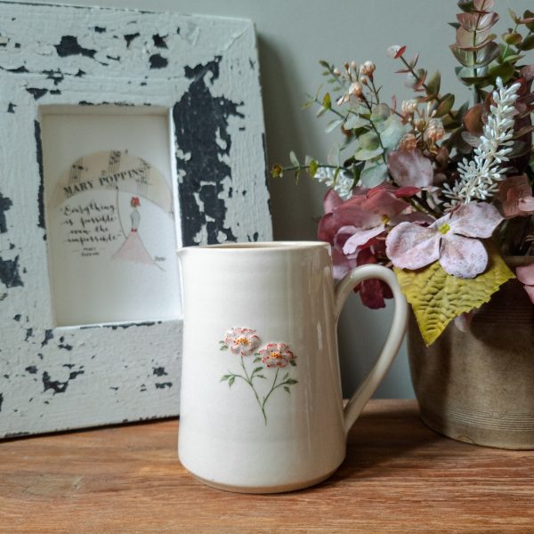 Cream Dogrose Large Jug