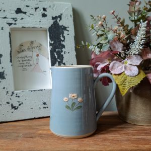 Denim Blue Daisies Large Jug