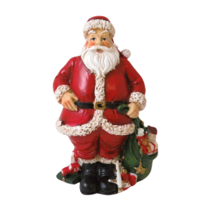 Resin Santa Ornament
