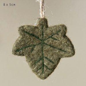 Hanging Felt Autumn Leaf