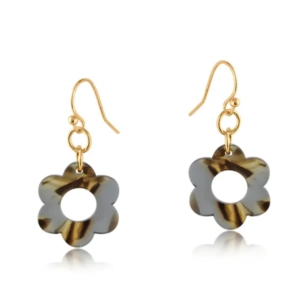 Fiona Floral Resin Earring