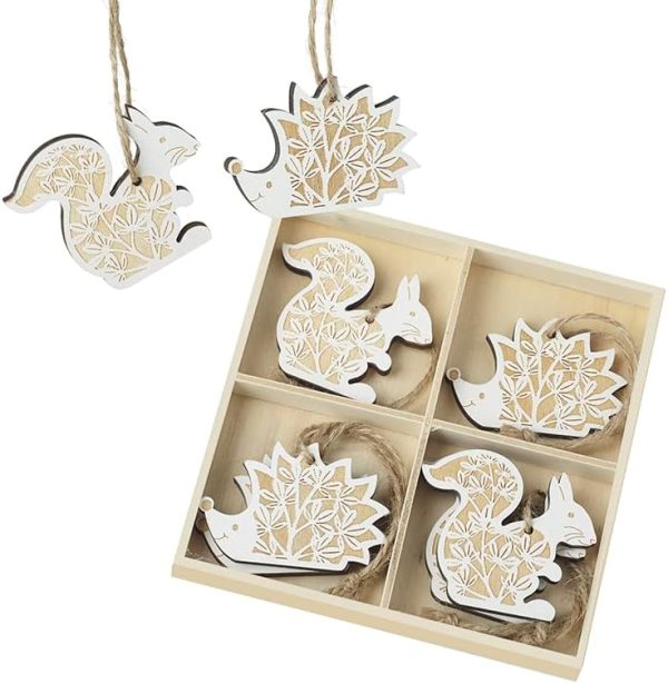 Wooden Hanging Woodland Animals