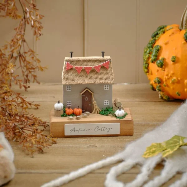 Autumn Home with Pumpkins Decoration
