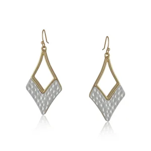 Chiara Two Tone Matte Earrings