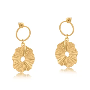 Julia Gynko Leaf Drop Earrings
